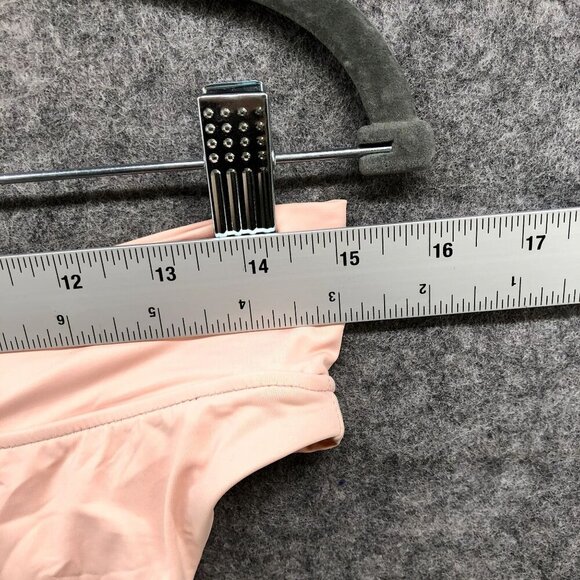 NWT Dippin Daisy High Cut Cheeky Bikini Bottom Womens XL Blush Pink Solid - Picture 8 of 10
